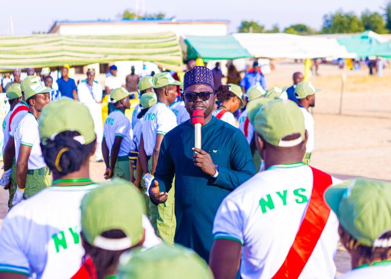 Olawande Visits Borno NYSC Camp,Charge Corp Members To Be Drivers of Positive Change