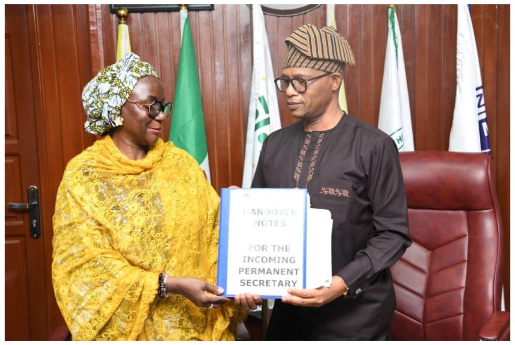 The incoming Permanent Secretary, Federal Ministry of Youth